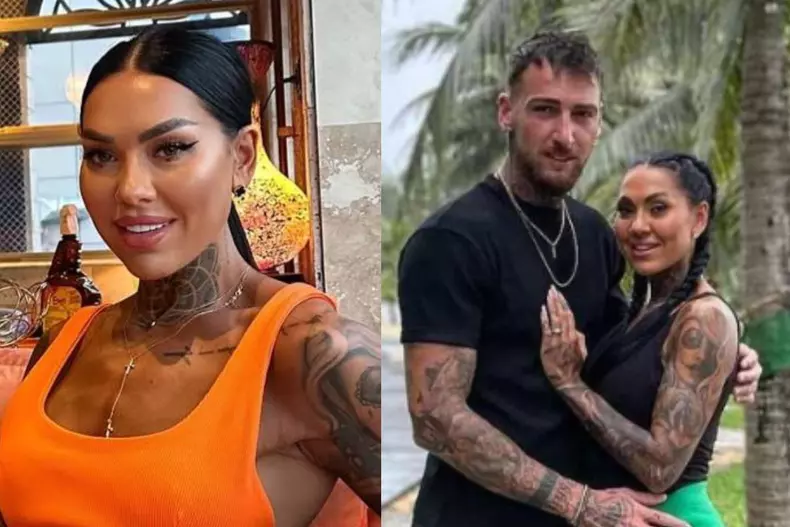 Colaj foto cu Bogdan Cîrlan și Claudia Florescu de la Insula iubirii