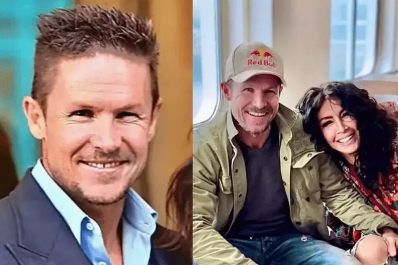 Colaj foto cu Felix Baumgartner și Mihaela Rădulescu