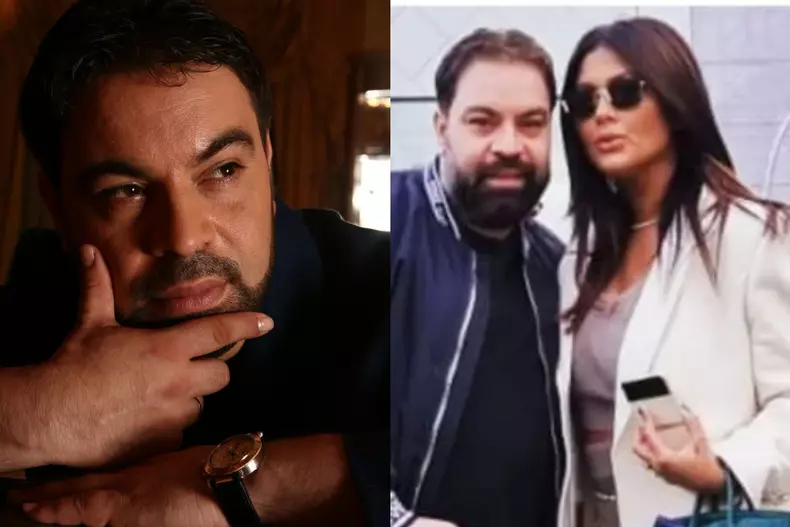 Colaj foto cu Florin Salam și Roxana Dobre, soția lui
