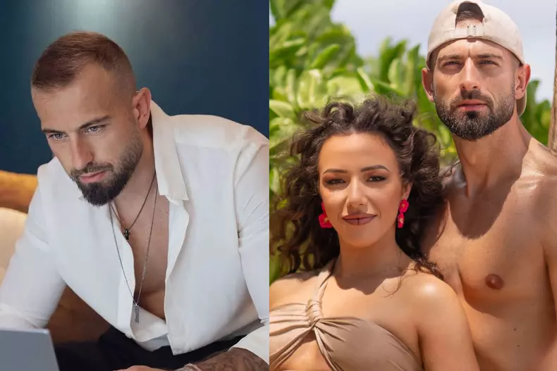 Colaj foto cu Francesca și Cristi de la Insula iubirii