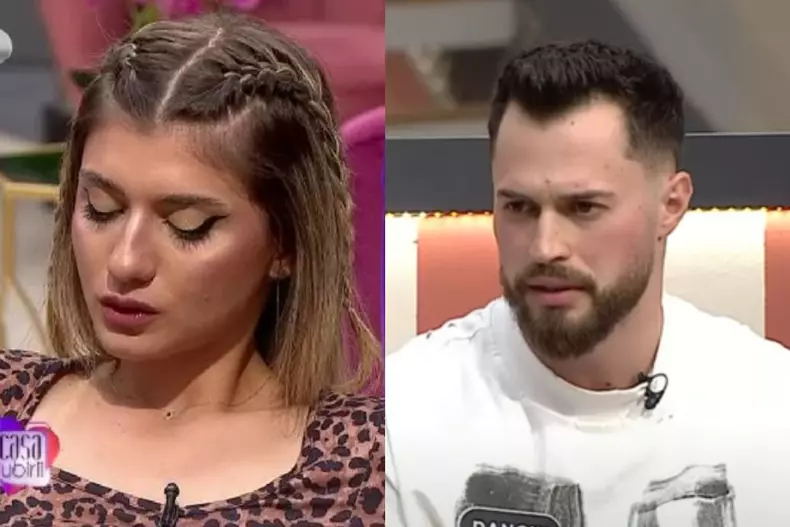 Colaj foto cu Gabriela și Danciu de la Casa iubirii