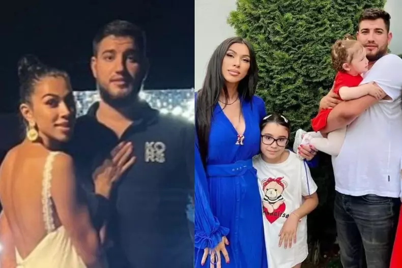 Colaj foto cu Ibrahim Ibru, Raluca Pastramă și copiii