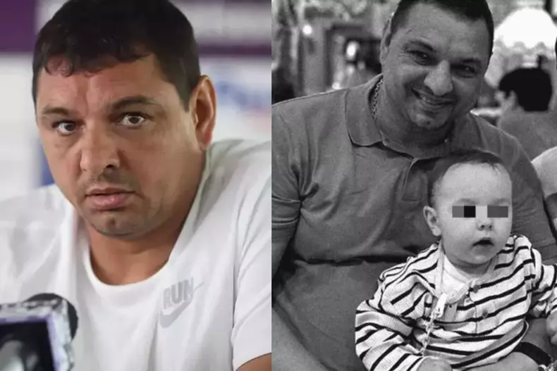 Colaj foto cu Ionel Ganea și fiul lui care a murit în urma unui accident de mașină