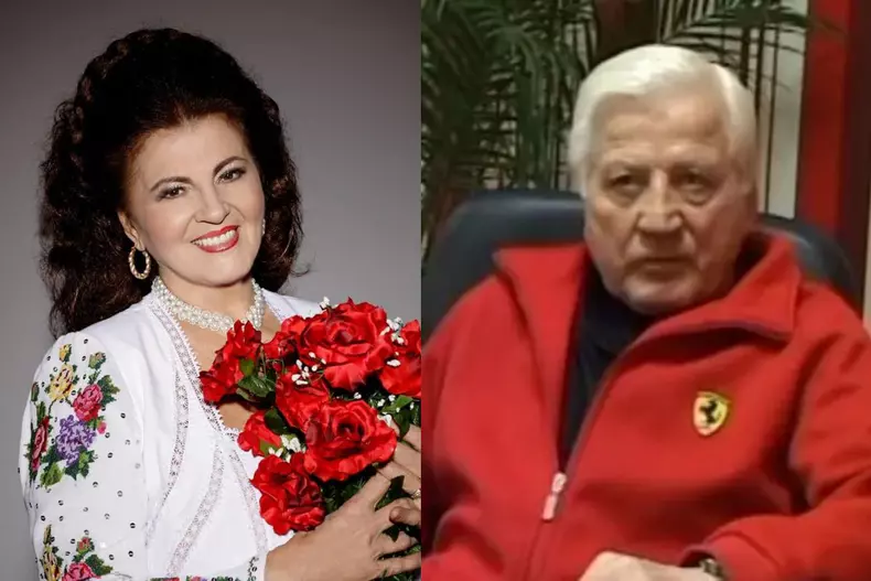 Colaj foto cu Irina Loghin și regretatul Ion Cernea, soțul ei