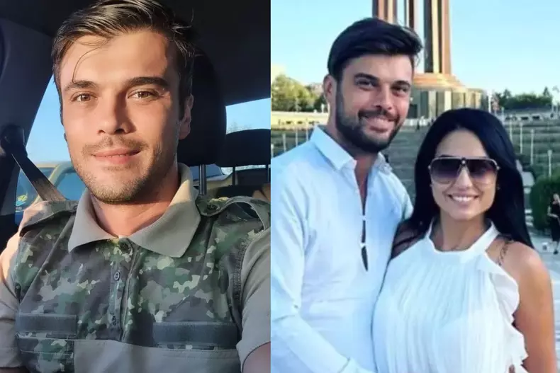Colaj foto cu Marius Elisei și Gabriela, fosta lui iubită