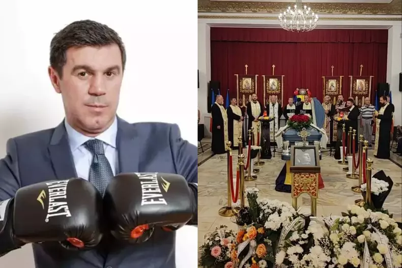 Colaj foto cu Mihai Leu și priveghiul lui