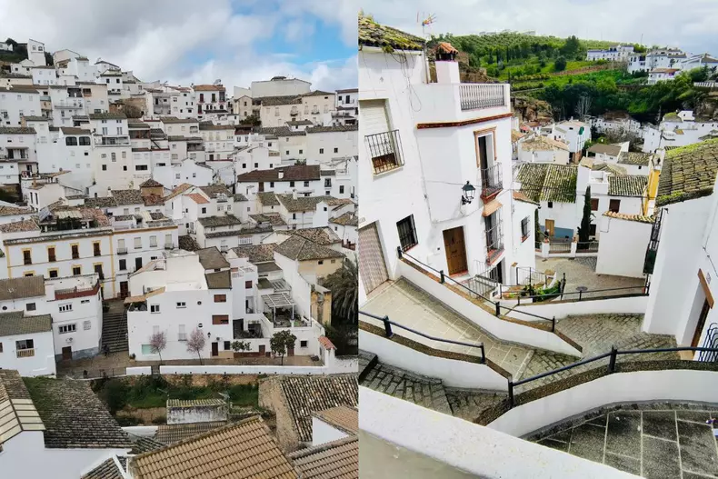 Colaj foto cu Setenil de las Bodegas