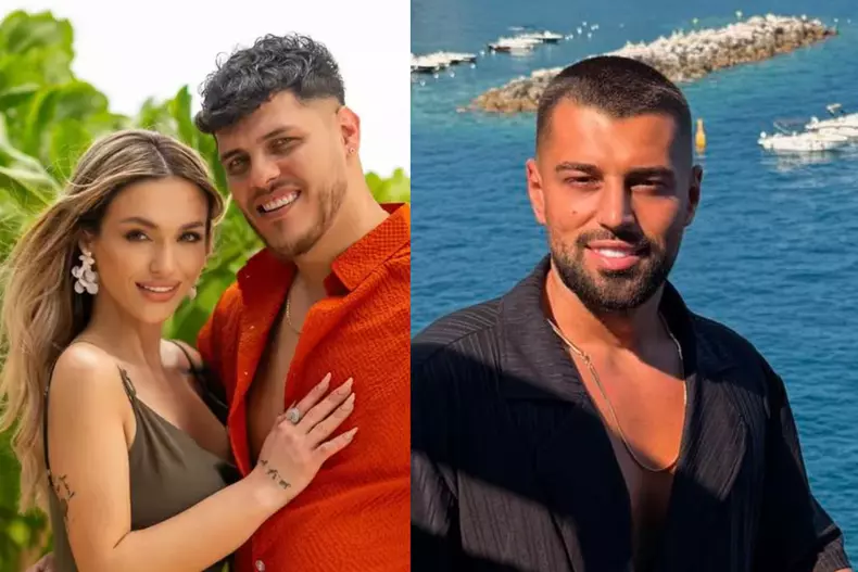 Colaj foto cu Ella Vișan, Andrei Lemnaru și ispita Teo de la Insula iubirii