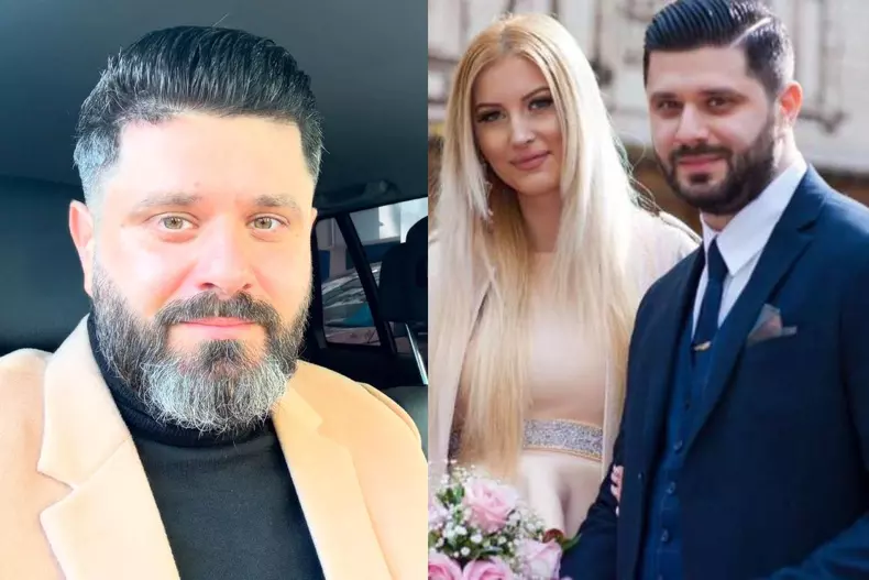Colaj foto cu Gabriel Botez de la Mireasa și Roxana, soția lui