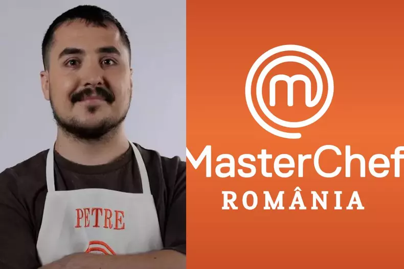 Colaj foto cu Petre Catană și emisiunea MasterChef