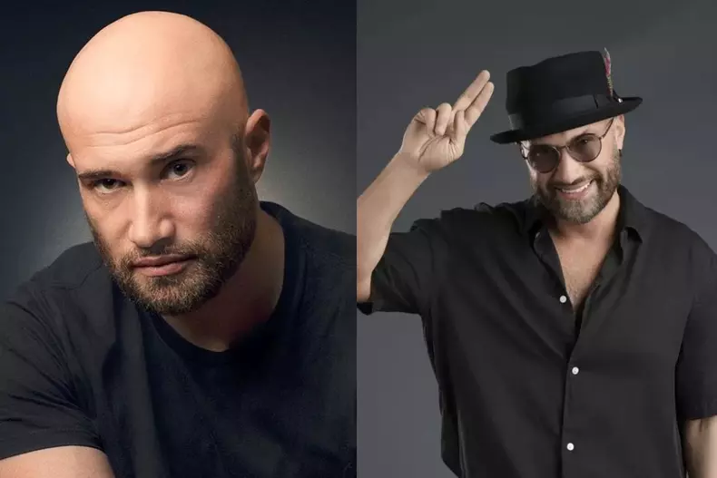 Colaj foto cu actorul Mihai Bendeac