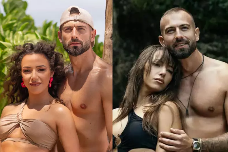 Colaj foto cu Francesca și Cristi de la Insula iubirii