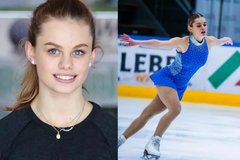Colaj foto cu regretata patinatoare Julia Marie Gaiser