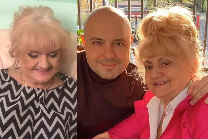 Colaj foto cu Camelia Mitoșeru și Mihai, fiul ei