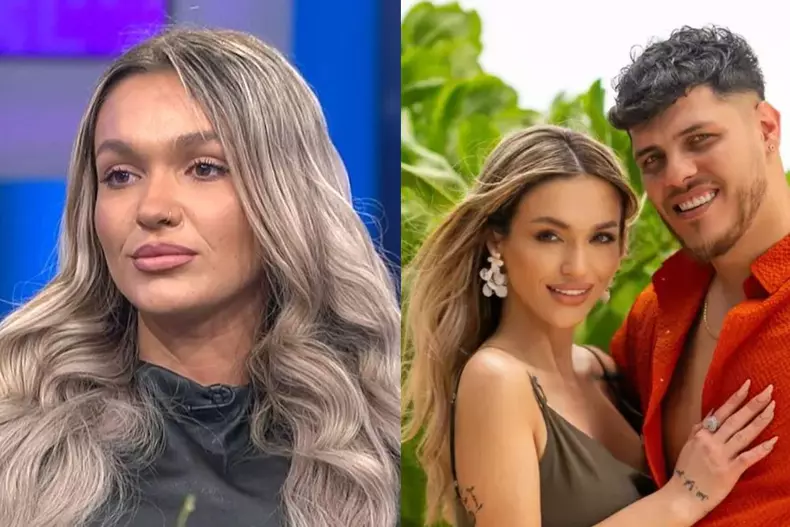 Colaj foto cu Ella Vișan și Andrei Lemnaru de la Insula iubirii