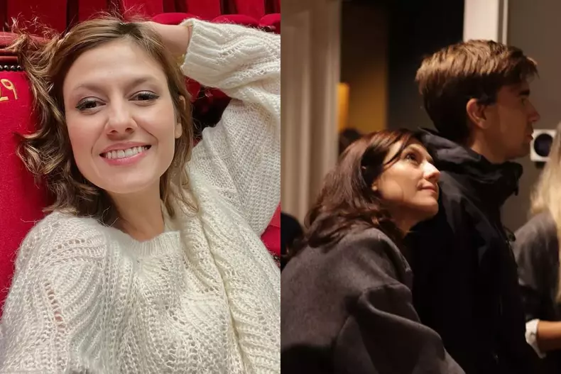 Colaj foto cu Ada Galeș și Andrei Dinu, iubitul ei