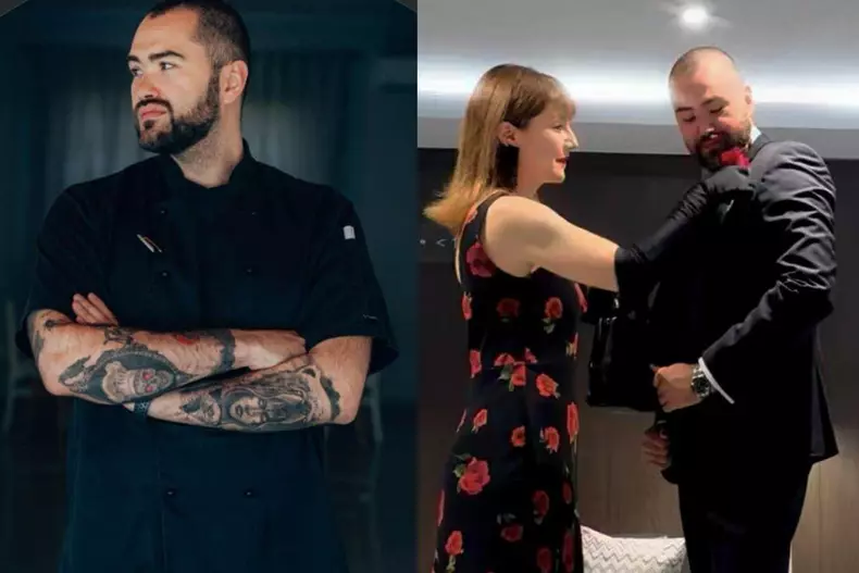 Colaj foto cu Adrian Gagea și Alexandra Ungureanu