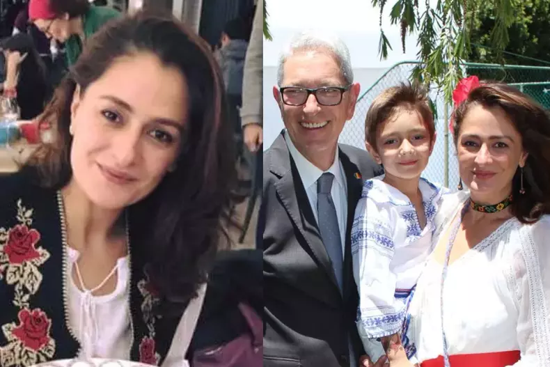Colaj foto cu Andrei Zaharescu și familia lui