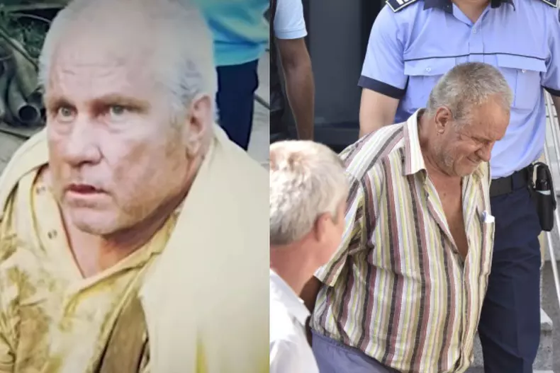 Colaj foto cu Gheorghe Dincă