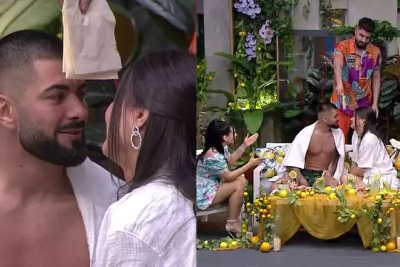 Colaj foto cu Lia și Filip la Casa iubirii