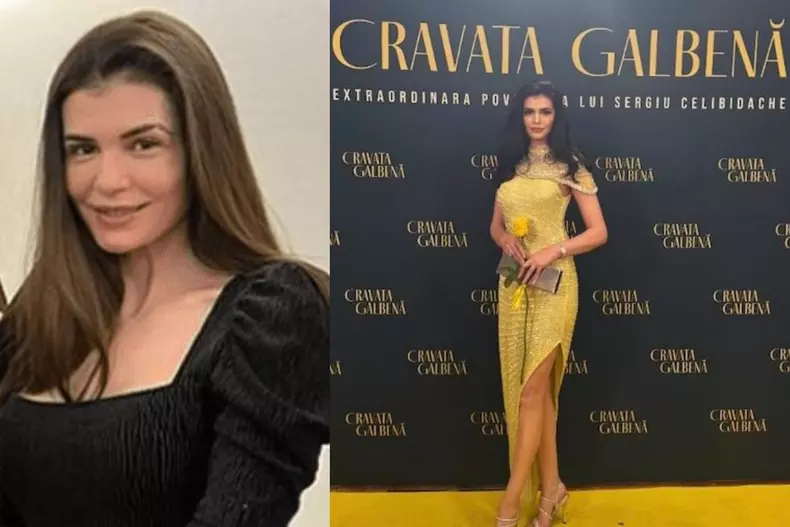 Colaj foto cu Monica Gabor
