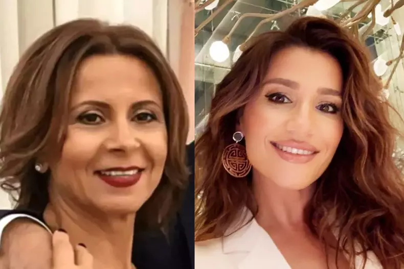 Colaj foto cu Rodica Bădălău și Claudia Pătrășcanu