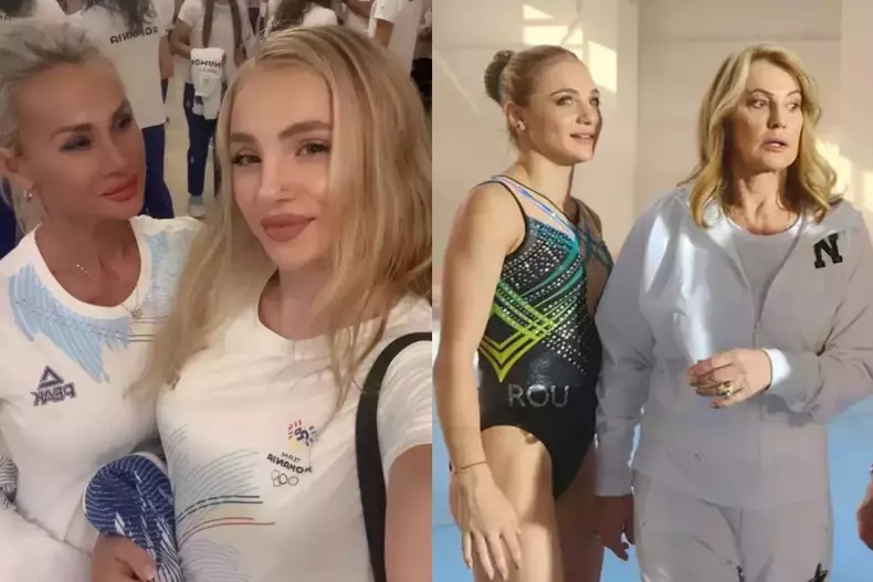 Colaj foto cu Sabrina și Camelia Voinea