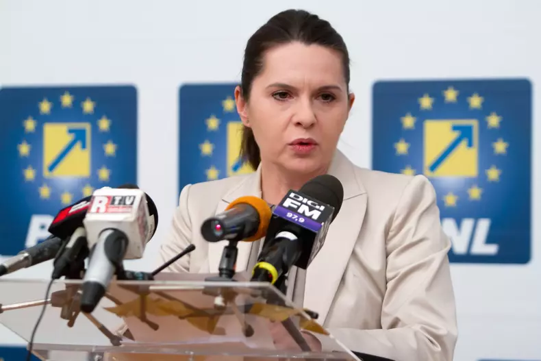 BUCURESTI - CONFERINTA DE PRESA - PNL - ADRIANA SAFTOIU
