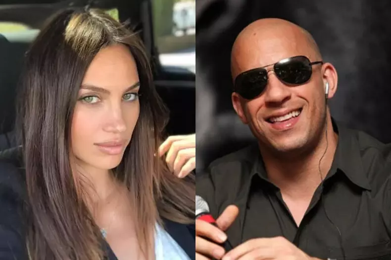 Colaj foto cu Alina Pușcău și Vin Diesel