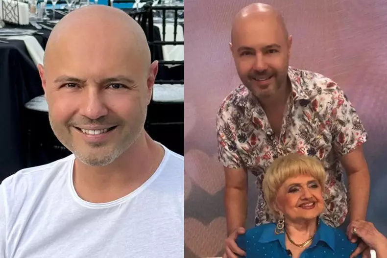 Colaj foto cu Mihai Mitoșeru și Camelia, mama lui