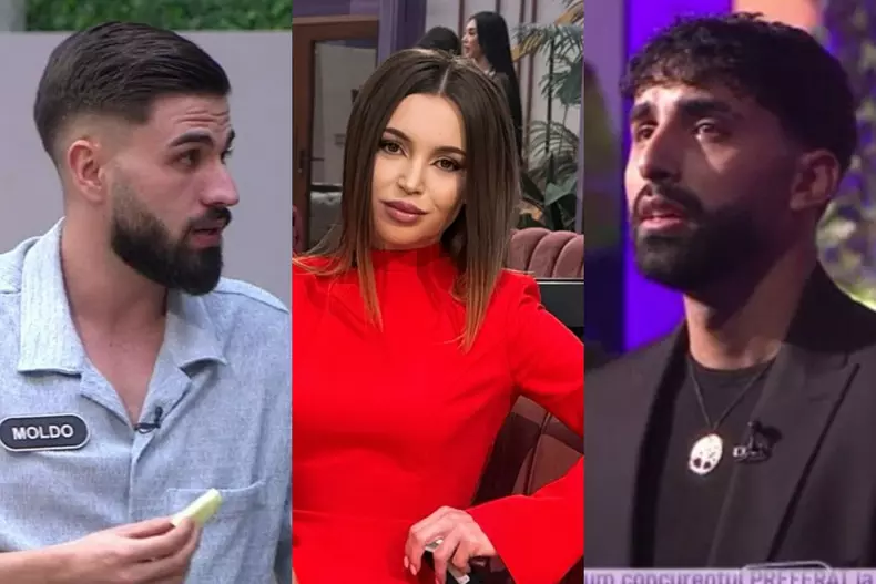 Colaj foto cu Moldo, Veronica și Ahmed de la Casa iubirii