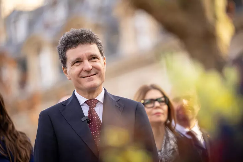 Inauguration of the Nicolae Titulescu walkway by Anne Hidalgo and the President of Romania - Paris AJ