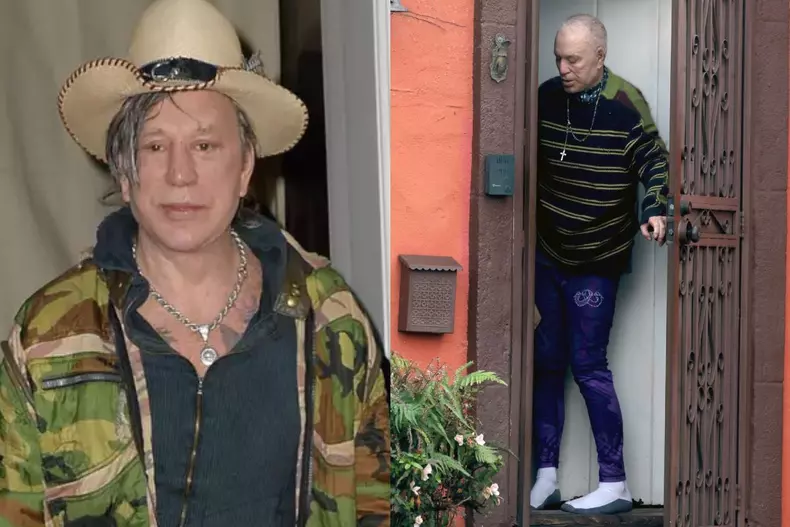 Colaj foto cu Mickey Rourke