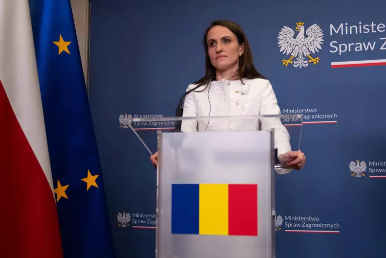 Press Conference With Polish And Romanian Ministers Of Foreign Affairs