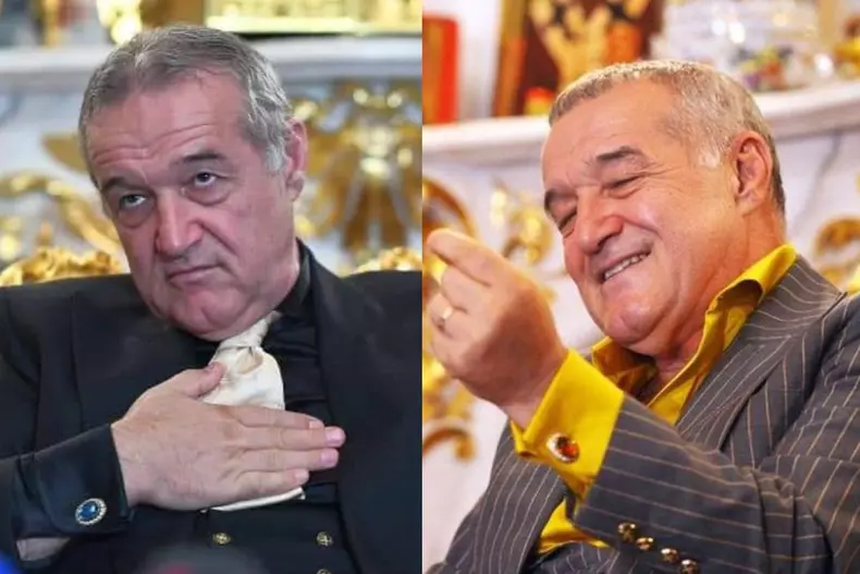 Colaj foto cu Gigi Becali