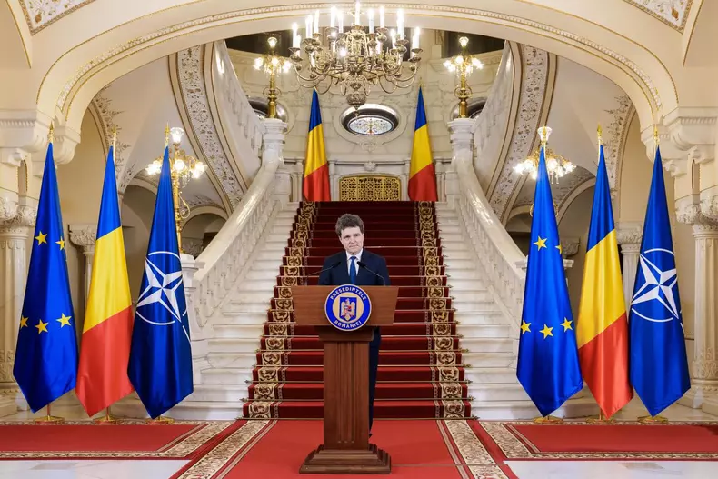Nicușor Dan în parlamentul României