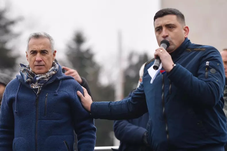 BUCURESTI - PROTEST - ALIANTA PENTRU UNIREA ROMANILOR - 1 MARTIE