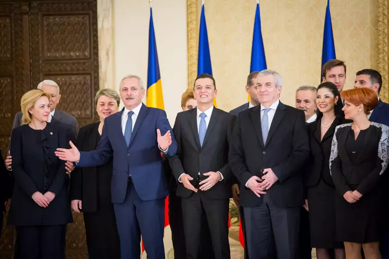 Swearing-in Ceremony of Romanian Prime Minister Sorin Grindeanu