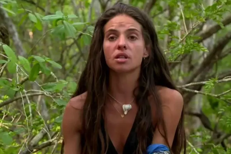 Mellina in timpul competitiei Survivor