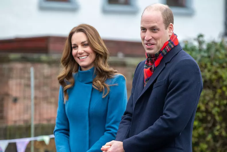Prince William and Catherine Duchess of Cambridge visit Holy Trinity Church of England First School, Berwick-Upon-Tweed, UK - 07 Dec 2020