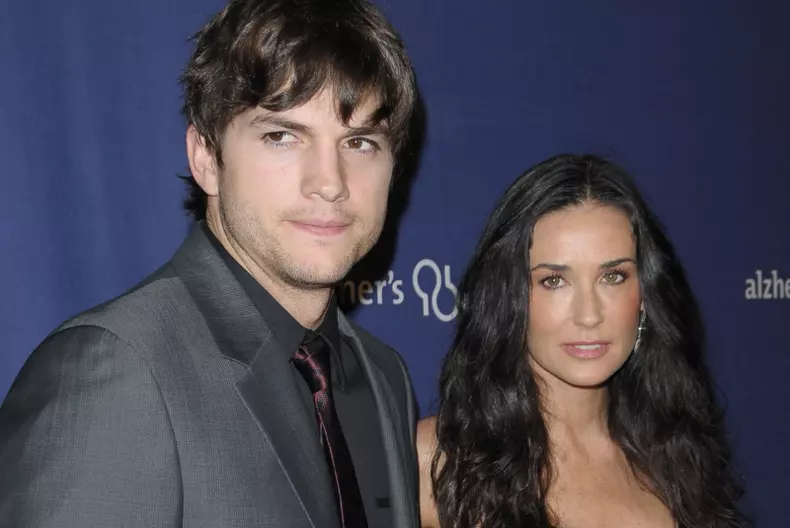Ashton Kutcher si Demi Moore