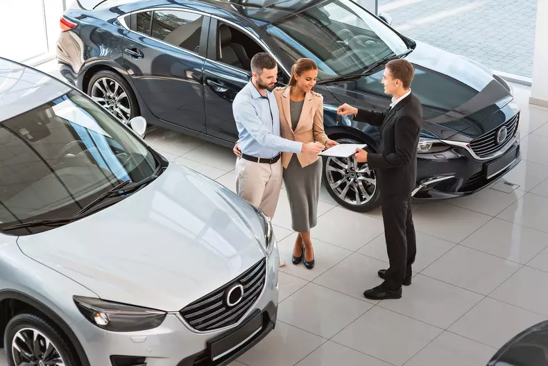 Creative concept for car rental