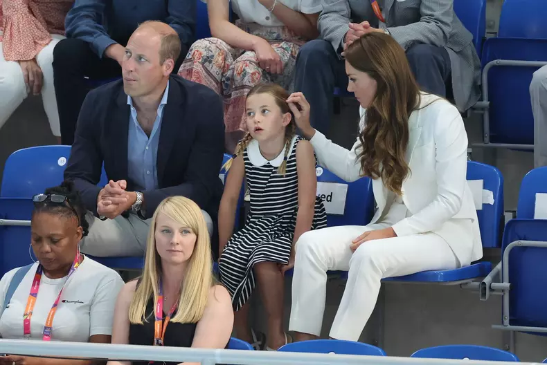 Prince William and Kate Middleton at the Commonwealth Games