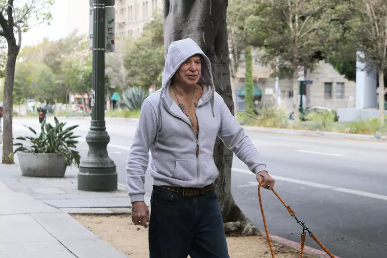PREMIUM EXCLUSIVE Mickey Rourke is All Smiles Ahead of New Film Productions in Thailand and Spain