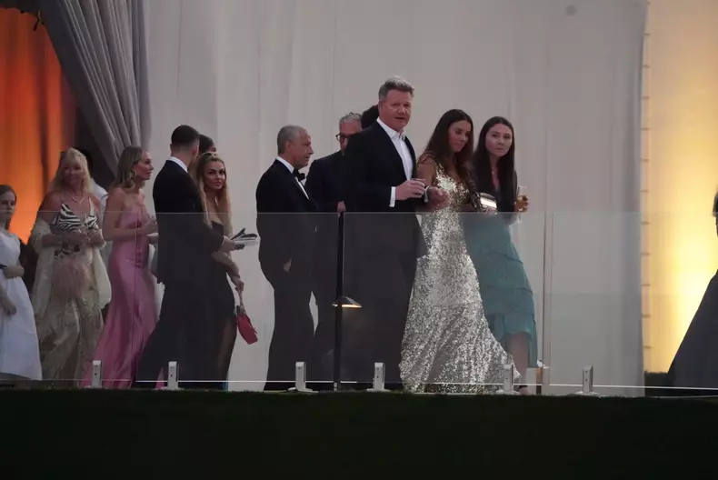 Celerity guests glam up for Brooklyn Beckham's Palm Beach nuptials.