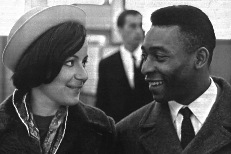 Pelé visits Frankfurt