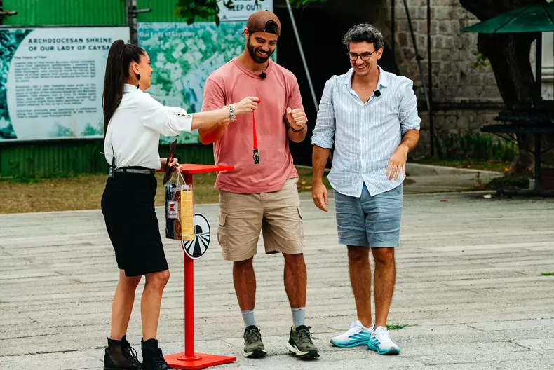 Alexandru Ion și Ștefan Floroaica Asia Express cu Irina Fodor