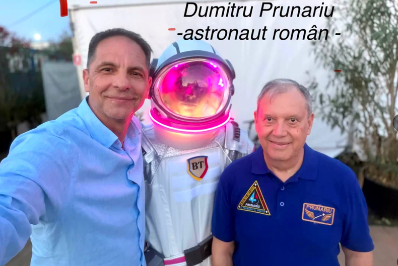 Dan Negru si Dumitru Prunariu