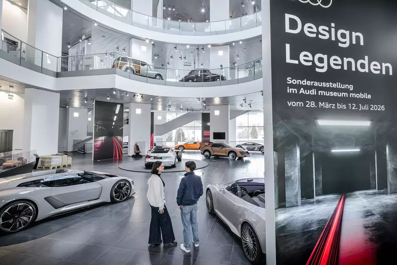 Audi museum mobile zeigt „Design Legenden“