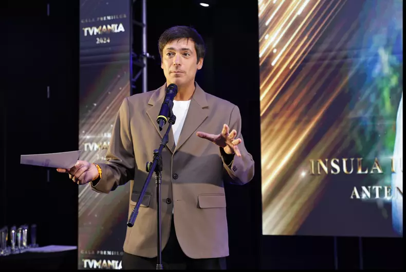 Radu Valcan la Premiile TVmania 2024